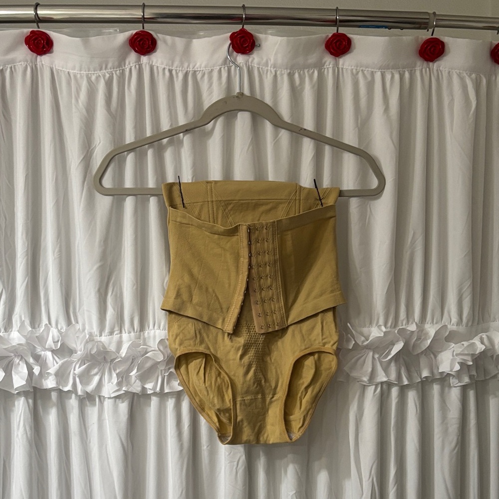 High-Waisted Tan Shapewear